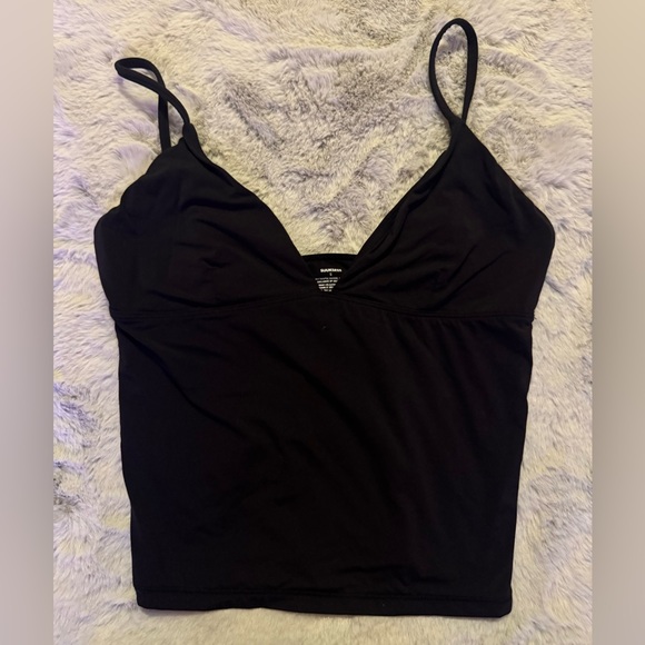 amazon black cropped tank top - Picture 1 of 3